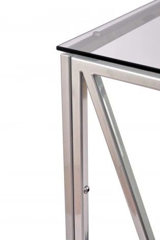 Консольный стол AllConsoles 1031-CS grey серебряный