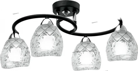 IDLamp 381 381/4PF-Blackchrome