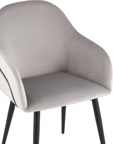 Стул Новел New велюр светло-серый Stool Group арт.УТ000040036