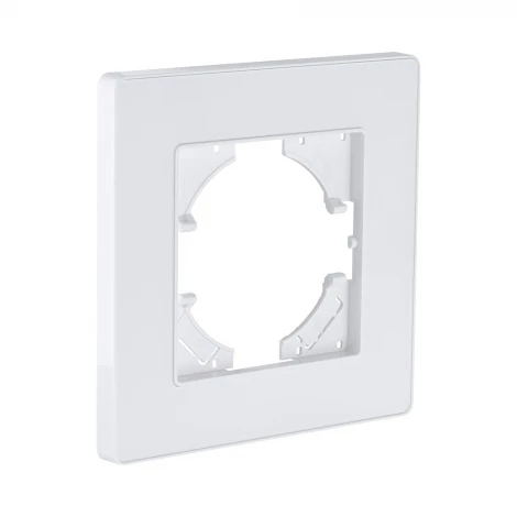 Рамка 1-постовая белый Kollinger Eleganz Acryl EA1WH