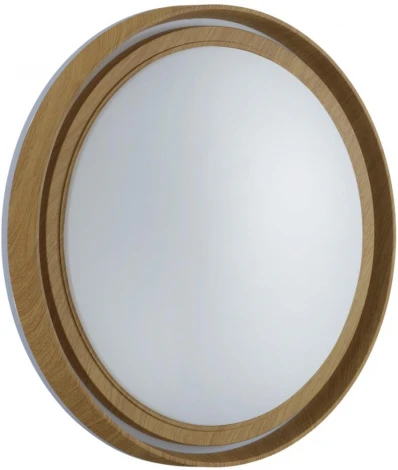 Настенно-потолочный светильник Sonex Rux Wood 7640/AL BASICA SN пластик/корич. под дер. LED 18Вт 4000K D295 IP43 (220V, круглые)