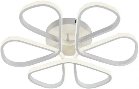 Потолочная светодиодная люстра с пультом ДУ, моб. приложением 120W, LED Natali Kovaltseva LED LAMPS 81121/7C (регулировка яркости, 220V)