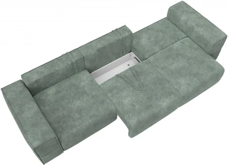 Диван прямой Лига-058 НПБ Лонг Лига Диванов (Велюр) арт.129404