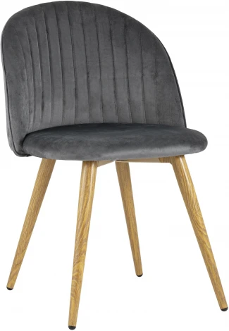 Стул Stool Group Лион Страйпс велюр серый УТ000004870