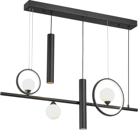 Подвесной светильник светодиодный Vitaluce V3095-1/5S (220V, на тросе, шар, кольцо)