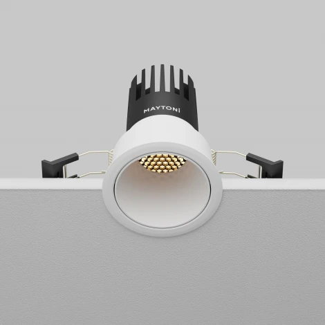 Встраиваемый светильник Maytoni Dip DL116-10W-2.7K-W (LED, 220V, круглые)