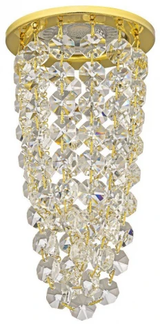 Встраиваемый светильник хрустальный Dio D'Arte Osimo Gold GU10.5.14.8.112 G (220V, круглые)