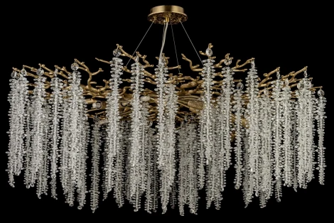 Подвесная люстра хрустальная Dio D`arte Tavenna Antigue Tavenna H 1.5.100.100 A (220V, на тросе)