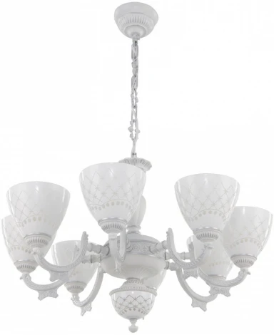Подвесная люстра Arte Milano AM343837 343837/8 WT+SL (220V, на цепи)