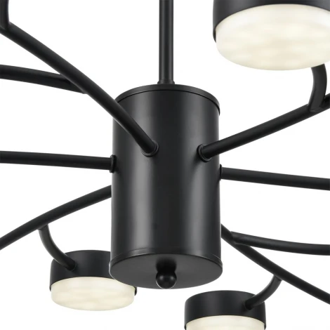 Потолочная люстра на штанге Lumion Torina 8117/18 черный, металл LED GX53 18*7W 220V