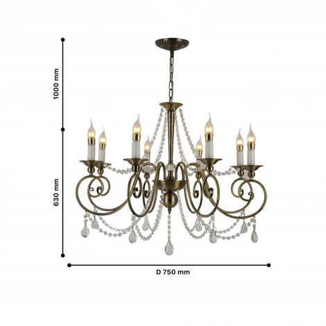 Подвесная люстра F-Promo Lereya 2572-8P