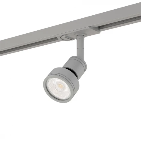 Трековый светильник однофазный 7W 220V Silver RAUMBERG 8126Sv (круглые)