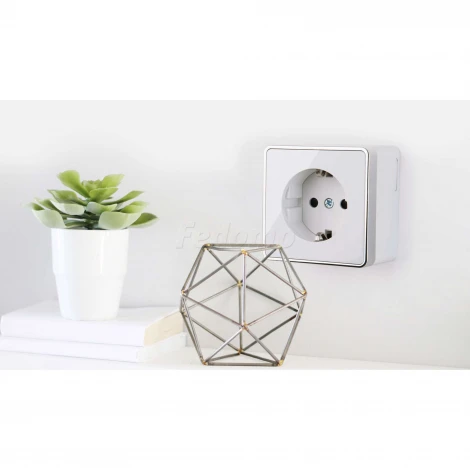 Розетка с заземлением Gallant (белый) Werkel W5071001 (a051584)