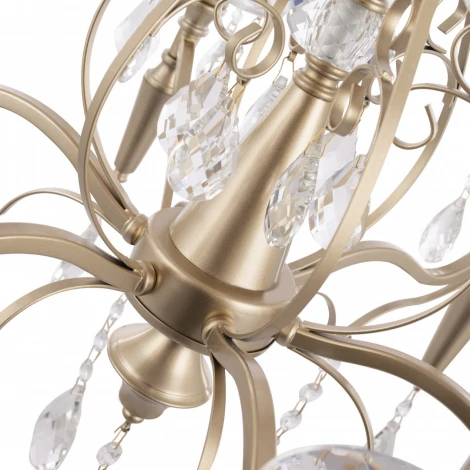 Подвесная люстра Arte Milano AM347710 347710/6 CG (220V, подвески, на цепи, подсвечник, свеча)