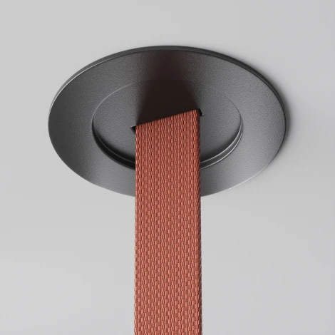 Потолочная чаша встраиваемая с коннектором питания черная Maytoni Accessories for system Parity TRA130RSC-2B (48V)