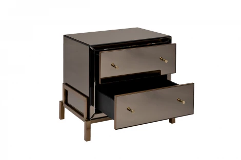 KFG170 Тумба зеркальная 2 ящика 65*45*62см Garda Decor