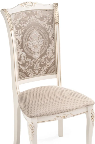 Деревянный стул Woodville Керия бежевый / слоновая кость 499600
