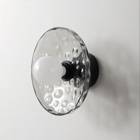 Настенный светильник Crystal Lux PEARL AP1 SMOKE (220V, круглые)