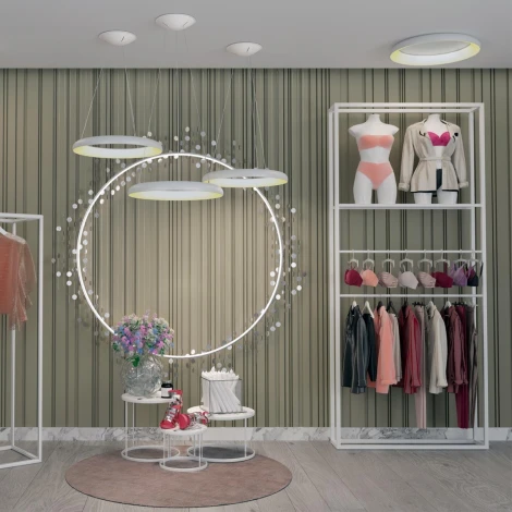 Светильник подвесной диммируемый, с пультом ДУ (2.4G) LED 60W Novotech Fold 359032 OVER (регулировка яркости, 220V, на тросе, кольцо)