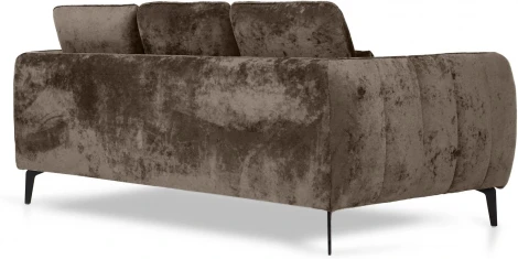 Диван Amsterdam трехместный ОГОГО (арт.786591), (Ткань,Велюр/Коричневый)