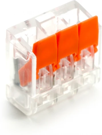 Клемма пружинная 3-х проводная Stekker 32394