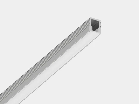 Алюминиевый профиль накладной П-образный 2м SWG SF SF-0709
