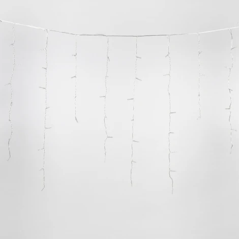 Бахрома светодиодная с эффектом мерцания, 25м. соединяемая, 440 светодиодов, белый свет Uniel ULD-B25006-440/TTK WHITE IP44