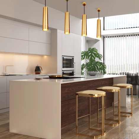 Подвесной светильник Eurosvet DLN106/DLN107 DLN107 GU10 золото (220V, на проводе, круглые)