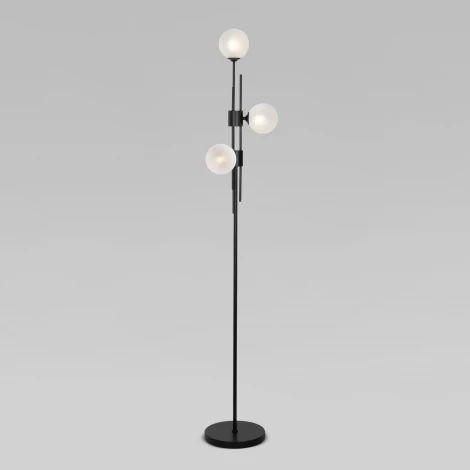Торшер Eurosvet Volver 01383/3 черный (220V, выключатель, шарики)