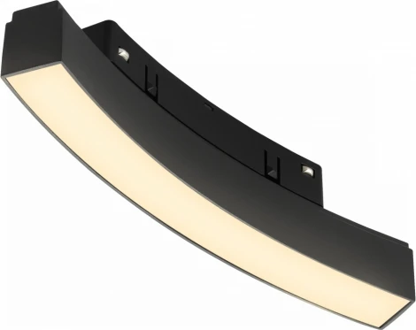 Трековый Светильник магнитный радиусный 48V iLedex Vision48/22 4822-031-L190-D1200-6W-110DG-3000K-BK