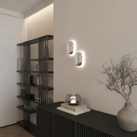 Настольная лампа Denkirs Floa DK6747-BK+SM 8 Вт 3000К металл/стекло черный/дымчатый серый