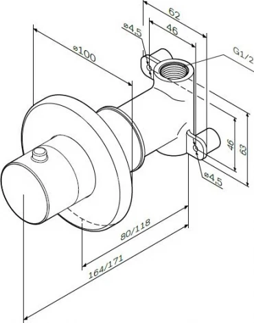Вентиль Am.Pm F0800200