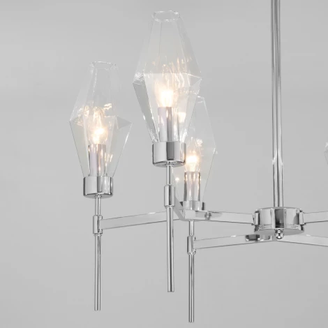 Потолочная люстра на штанге Eurosvet Prism 60143/6 хром (220V)