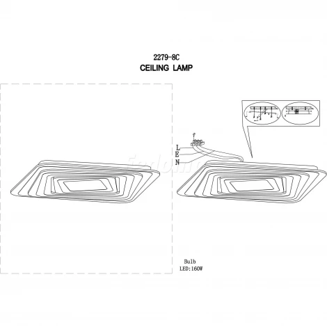 Потолочный светильник F-Promo Ledolution 2279-8C