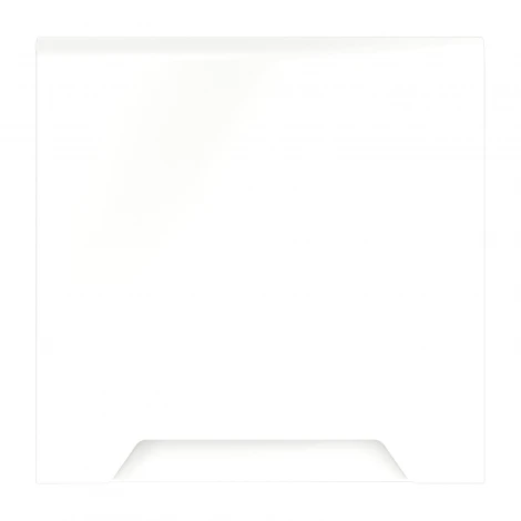 Накладка для розетки с заземлением, защитными шторками и крышкой Voltum S70 VLS000802 (белый матовый)