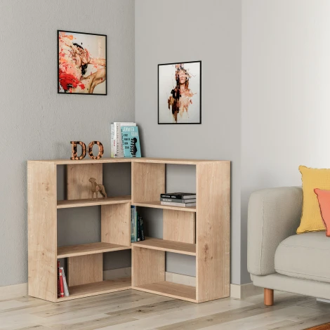 Стеллаж Угловые MOLLY BOOKCASE NO.3 (ЛДСП) LEVE