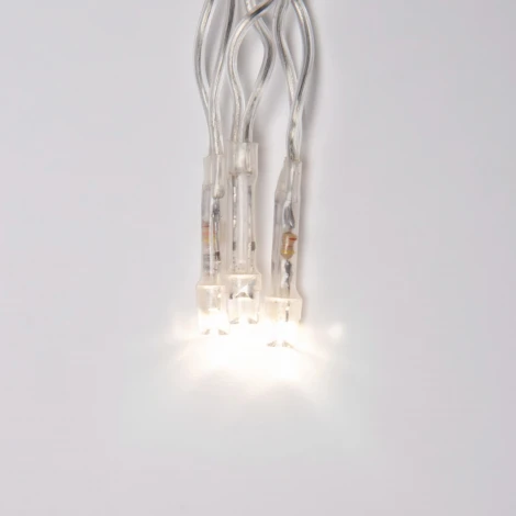 Занавес светодиодный, 3х2м. 160 светодиодов, теплый белый свет Uniel ULD-C3020-160/DTA WARM WHITE IP20