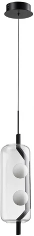 Подвесной светильник Arte Lamp Geneva A2341SP-2BK (LED, 220V, на проводе, шарики)