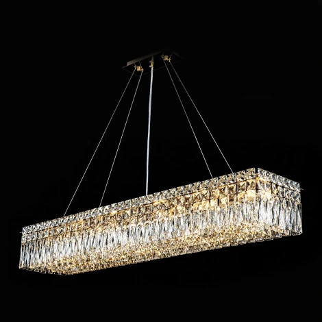 Подвесная люстра хрустальная Modelux ML.7084.1200 GD