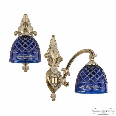 Бра Bohemia 7209 7209B14/1/175 GW P1 D Clear-Blue/H-1J