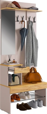 Прихожая "Баско К11" Mebelson (ЛДСП/Дуб золотой) арт.ПК11Баско.3369