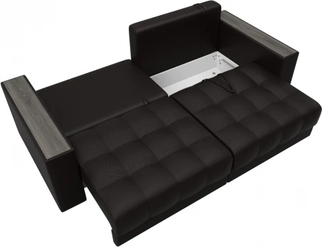 Диван прямой с декором Лига-049 НПБ Лига Диванов (Экокожа) арт.128399