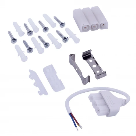 Светильник линейный светодиодный прямой 60см 4000K Uniel ULO-N10A-20W/4000K/L60 IP40 WHITE