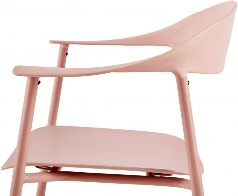 Стул Eila пластик розовый Stool Group арт.УТ000039775