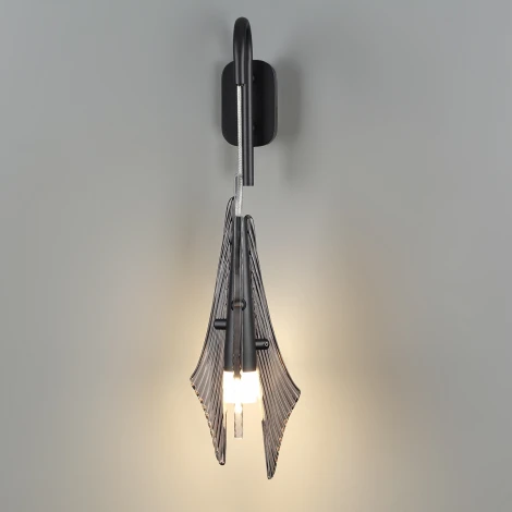 Бра Odeon Light Afalina 5442/6WL черный/дымчатый/металл/стекло/акрил LED 6W 3000K (220V)