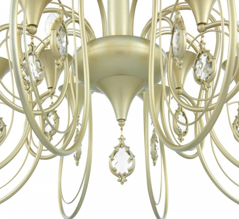 Подвесная люстра Arte Milano AM349920 349920/8-4 CG (220V, подвески, на цепи, подсвечник, свеча)