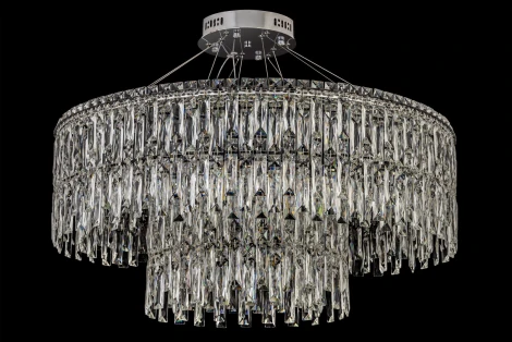 Подвесная люстра Arti Lampadari Ovindoli Ovindoli L 1.5.80+40.100 N (LED, 220V, на тросе, круглые)