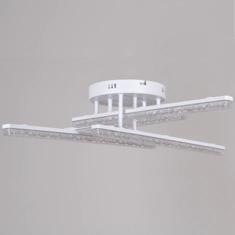 Потолочная люстра светодиодная на штанге с регулировкой цветовой температуры, яркости и ночным режимом Reluce 78290-0.3-04 WH