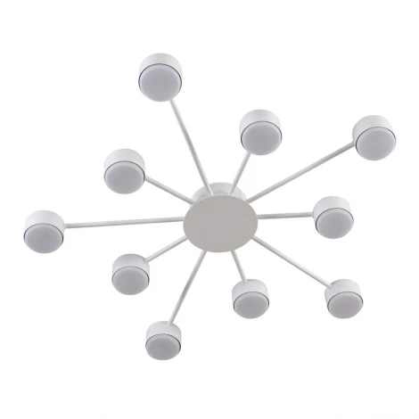 Потолочная люстра Lumion Torina 8343/10C белый, металл GX53 LED 10*7W 220V