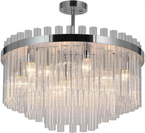 Потолочная люстра на штанге ILLUMICO IL0124-9C-79 CR (220V)